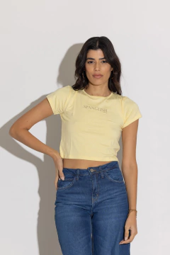 Remera corta Spanglish | ULTIMOS TALLES en internet