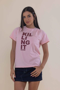 Remera algodon Killing it - tienda online