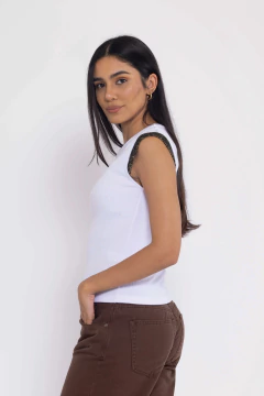 Remera combinada Emma - comprar online