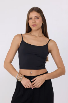 Top basico microfibra - tienda online