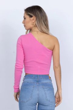 Remera manga larga asimetrica I |Ultimos talles en internet