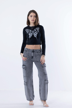 Remera manga larga Butterfly en internet