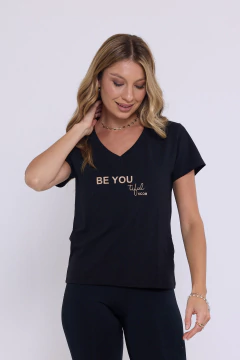 Remera algodon Be you | ULTIMOS TALLES - scombro