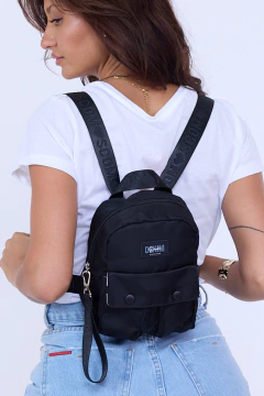 Mochila mini Nylon negra