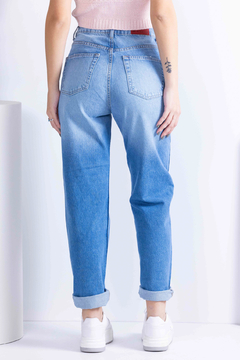 Mom jean liso Cira III - scombro