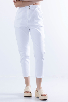 Baggy jean blanco Alexa I - comprar online
