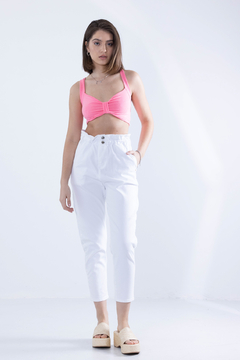 Baggy jean blanco Alexa I - tienda online