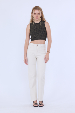 Jean recto crudo Lena - comprar online