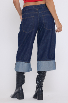 Bermuda jean raw Chloe - tienda online