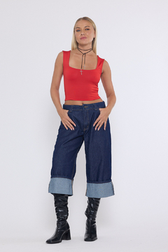 Bermuda jean raw Chloe en internet