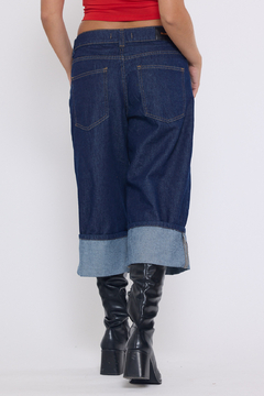 Bermuda jean raw Chloe - comprar online