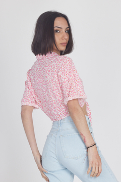 Camisa atada flower | ultimos talles - scombro