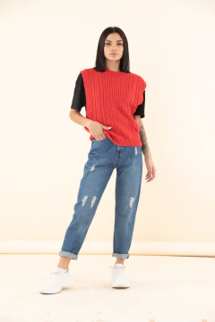 Chaleco tejido basico | ULTIMOS TALLES