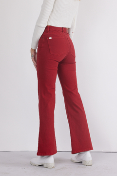 Jean Relaxed oxford Rojo - tienda online