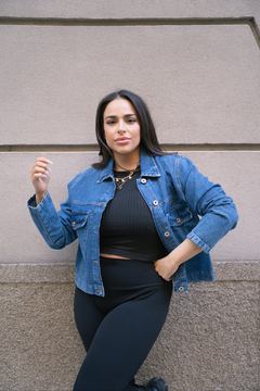 Campera denim Oversize II - comprar online