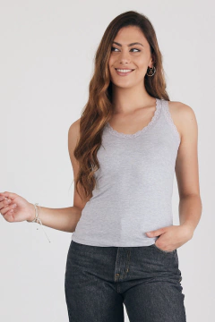 musculosa lycra puntilla | ULTIMOS TALLES en internet