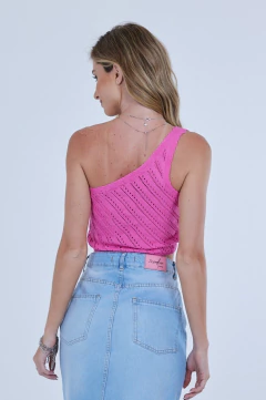 Top tejido asimetrico - comprar online