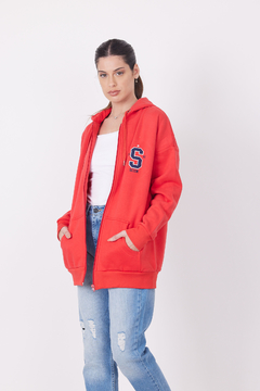 Campera de algodón S college - comprar online