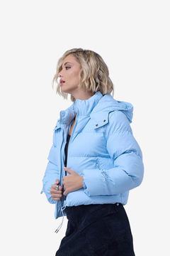 Campera puffer Nathy - scombro
