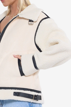 Campera peluche Alpes - scombro