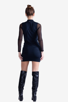 Vestido corto recortes I | ULTIMOS TALLES - tienda online