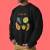 Saco Unisex Negro Frutas
