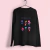 Camibuso Negro Flor Color - comprar online