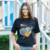 Camiseta Unisex Negra Tiburón Ballena - SELVA BOREAL