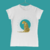 Imagen de Camiseta Unisex Blanca Jaguar Azul