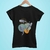Imagen de Camiseta Unisex Negra Tiburón Ballena