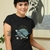 Camiseta Unisex Negra Ballena - tienda online