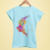 Camiseta Unisex Azul Celeste Colombia en Flor - SELVA BOREAL