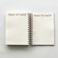 Agenda Semana a la Vista 2026 "Love Roses" Formato Vertical en internet