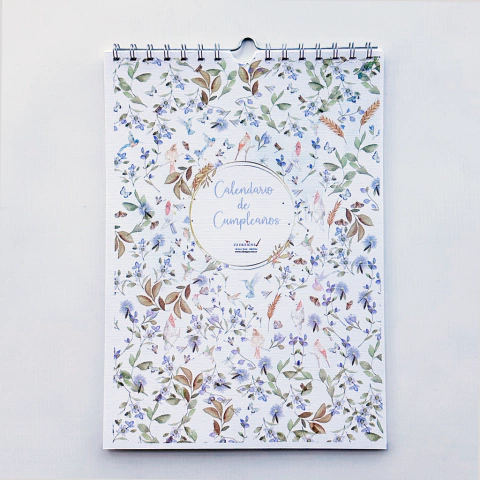 Calendario de cumpleaños "Bohemian Blue"