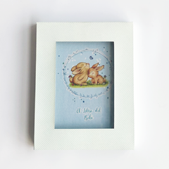 El libro del Bebé "Conejitos Celeste" - comprar online