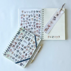 Combo Chico: Cuaderno Perritos + Ball Pen perritos + Market Bag de regalo! - C2designs