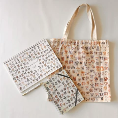 Combo Grande: Cuaderno Perritos + Ball Pen + Planificador + Tote Bag en internet