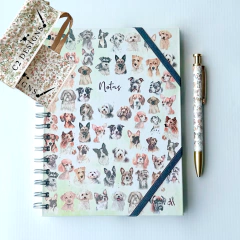 Combo Chico: Cuaderno Perritos + Ball Pen perritos + Market Bag de regalo! - comprar online