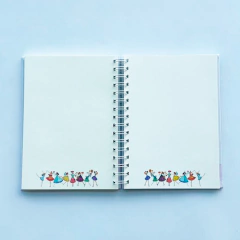 Cuaderno "Haditas honguito" en internet