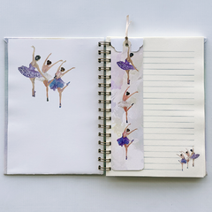Cuaderno Bailarinas "La danza es arte" en internet
