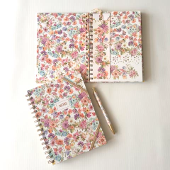Combo Caja Chica: Cuaderno Garden + Ball Pen Garden + Caja - C2designs