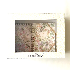 Combo Caja Grande: Cuaderno Flora + Ball Pen + Planificador semanal + Caja Grande - tienda online