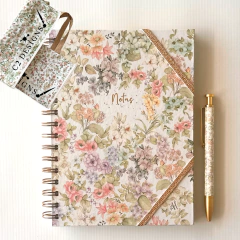 Combo Chico: Cuaderno Flora + Ball Pen Flora + Market Bag de regalo! - comprar online