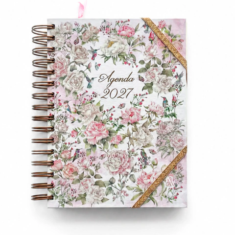 Agenda dos días por página "Roses"