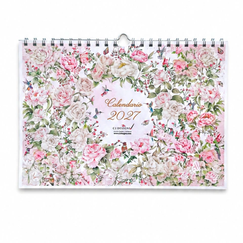 Calendario con perchita 2027 "Roses"