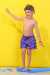 XY - TRAJE DE BAÑO INFANTIL ESTAMPADO (D2-601)