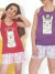 MIS RACHEL- PIJAMA MUSCULOSA CON ESTAMPA Y SHORT (G8-7051)