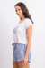 DOLCISIMA - PIJAMA SHORT MODAL RAYADO C/REMERA M/C CORAZON (C5-1526) en internet
