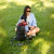 Mochila Matera Cuero Negro - comprar online