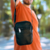 Bandolera Trek Cuero Negro